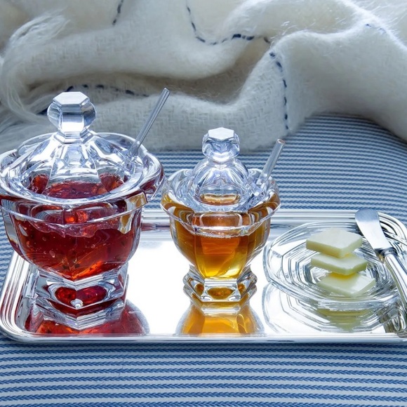 BACCARAT HARCOURT MISSOURI MUSTARD JAR (new in box) - Picture 3 of 5